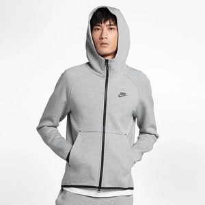 Gray nike tech fleece